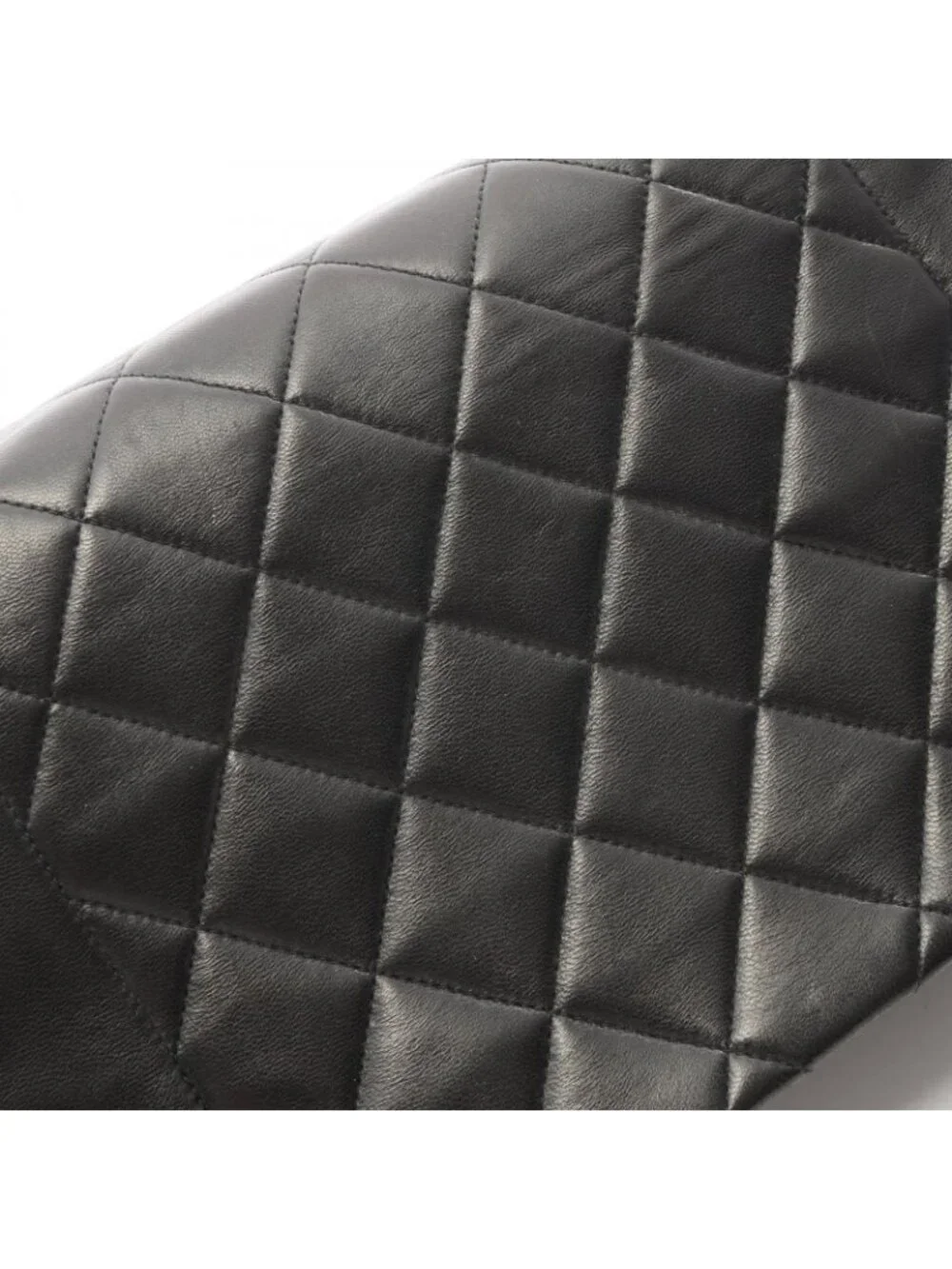 Chanel Shoulder Bag Quilted Diana Flap Black Lambskin Chain